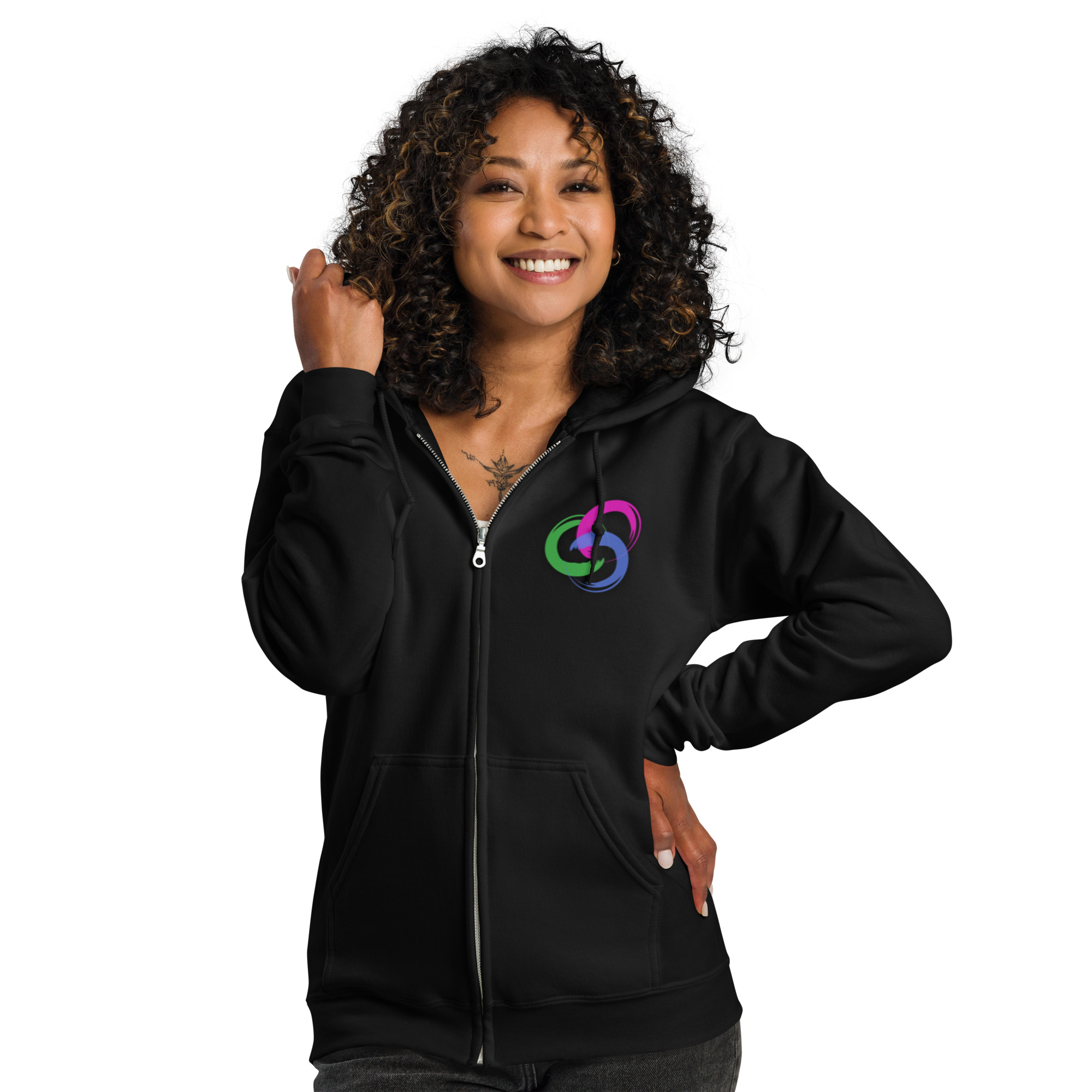 Unisex heavy blend zip hoodie - Image 8